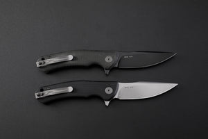 Petrified Fish PF949 Warrior Flipper Knife Carbon Fiber With G10 Handle (90mm K110)