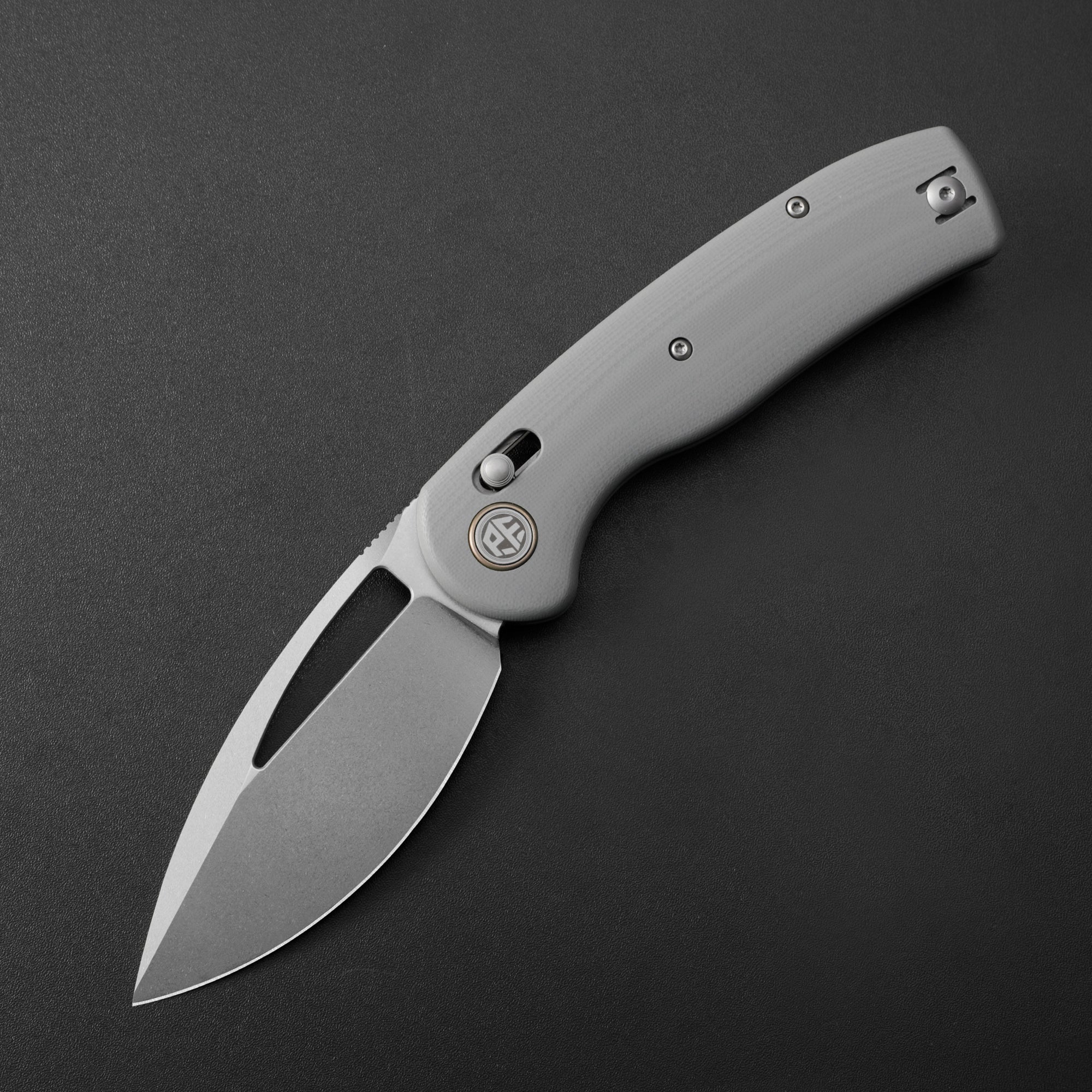 Petrified Fish PFP13 - Viper, 3.50" K110 Steel Blade, G10 Handle, Crossbar Lock Folding knife