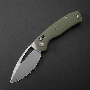 Petrified Fish PFP13 - Viper, 3.50" K110 Steel Blade, G10 Handle, Crossbar Lock Folding knife