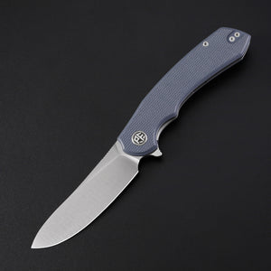 Petrified Fish PFP12- WaterSpout , 3.54" 14C28N Steel Blade, G10 Handle, Flipper Liner lock Folding knife