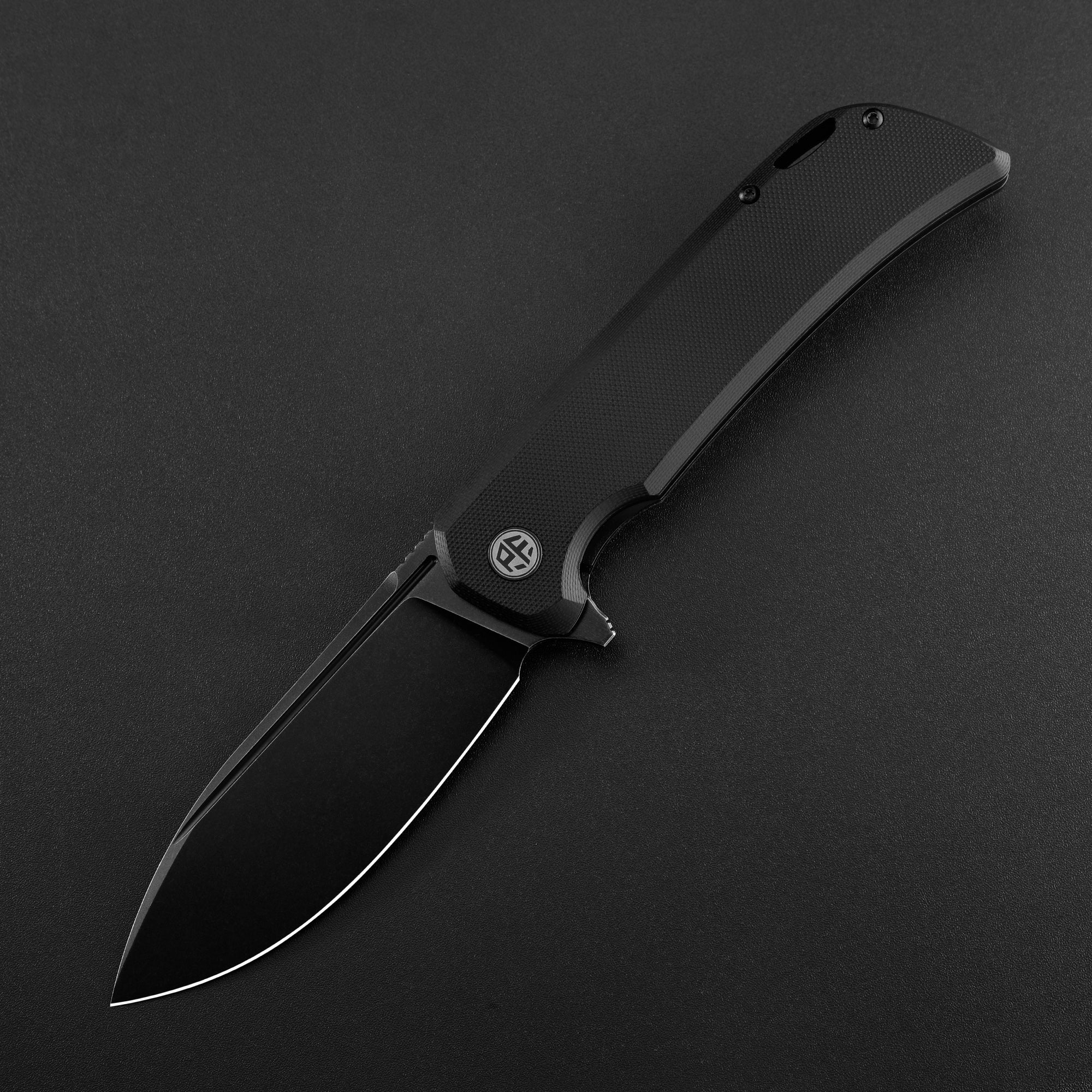 Petrified Fish PFB05 Tunny , 3.86" 14C28N Steel Blade, G10/Micarta Handle, Flipper Liner lock Folding knife