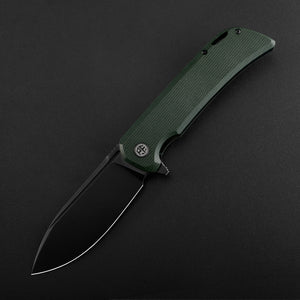 Petrified Fish PFB05 Tunny , 3.86" 14C28N Steel Blade, G10/Micarta Handle, Flipper Liner lock Folding knife