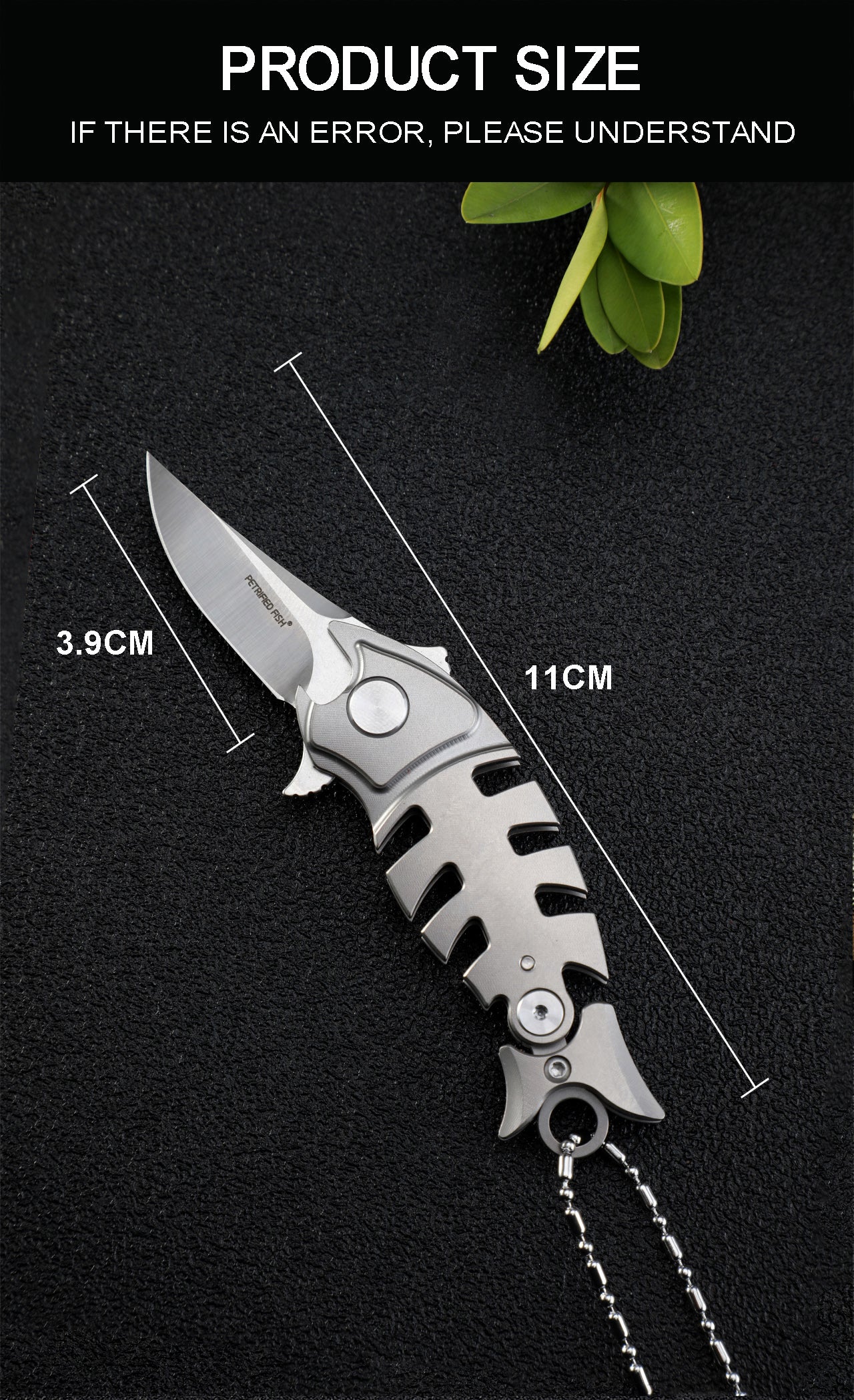 PF900 Titanium Pendant M390 Pocket knives